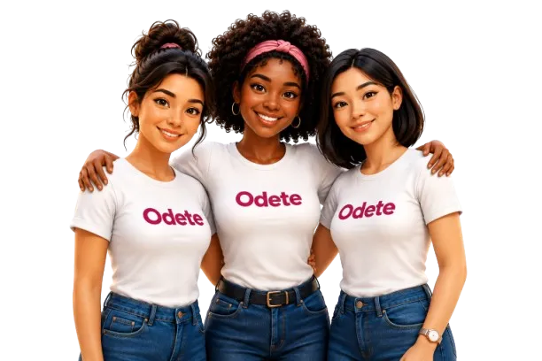 Diaristas profissionais cadastradas na plataforma Odete prontas para atender em sua cidade